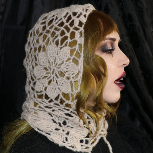Floral Lace Hood Pattern (PATTERN ONLY)