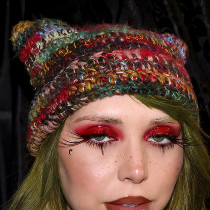 Kitten Beanie - Multi