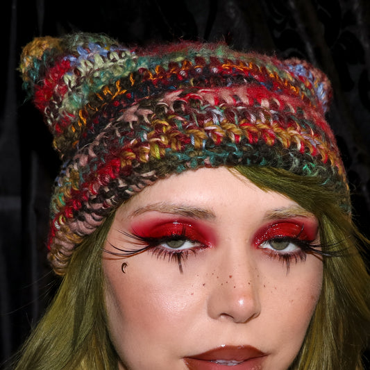 Kitten Beanie - Multi